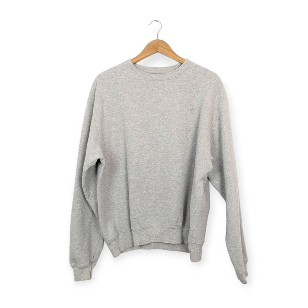 Vintage Champion Gray Round Neck Sweatshirt